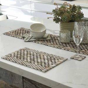 White Washed Rosewood Placemats (set of two) IPM082
