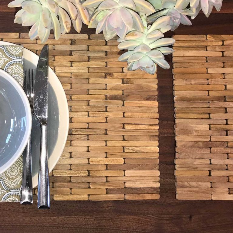 Hipo Modern Living Teak Placemats (set of two) IPM001